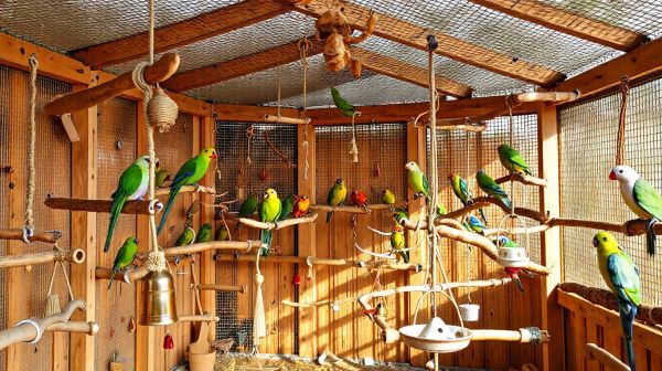Top accessoires pour oiseaux : bien équipés votre volière